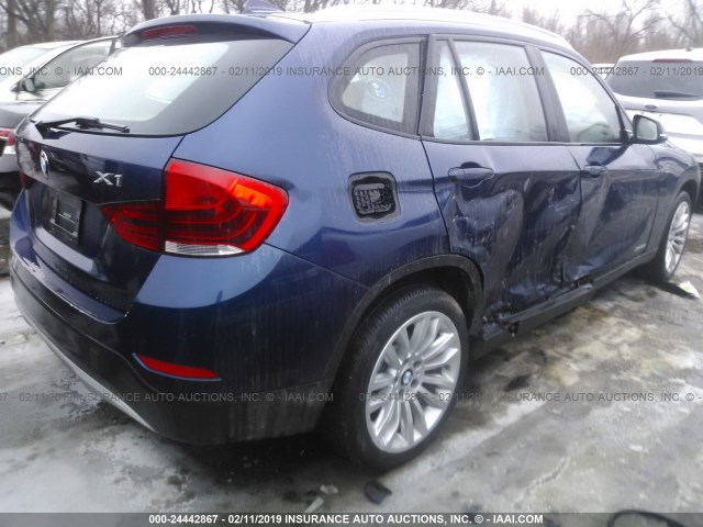 WBAVL1C51FVY33437 - 2015 BMW X1 XDRIVE28I BLUE photo 4