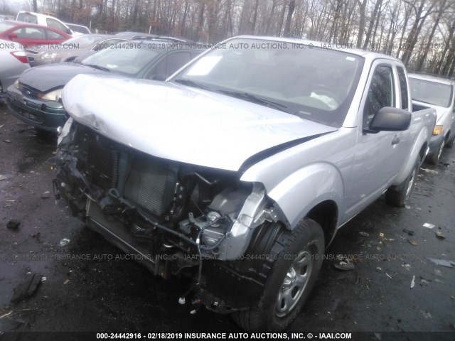 1N6BD0CT2GN733356 - 2016 NISSAN FRONTIER S/SV SILVER photo 2