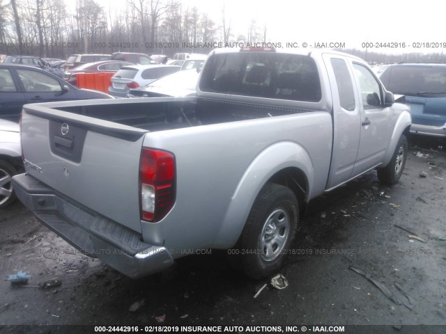 1N6BD0CT2GN733356 - 2016 NISSAN FRONTIER S/SV SILVER photo 4