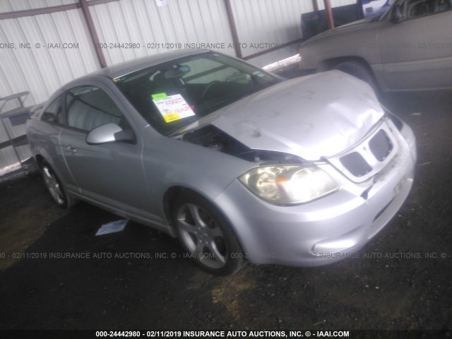 1G2AN18B687182053 - 2008 PONTIAC G5 GT SILVER photo 1