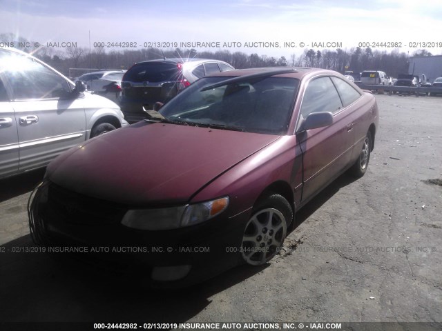 2T1CG22P5XC234438 - 1999 TOYOTA CAMRY SOLARA SE RED photo 2