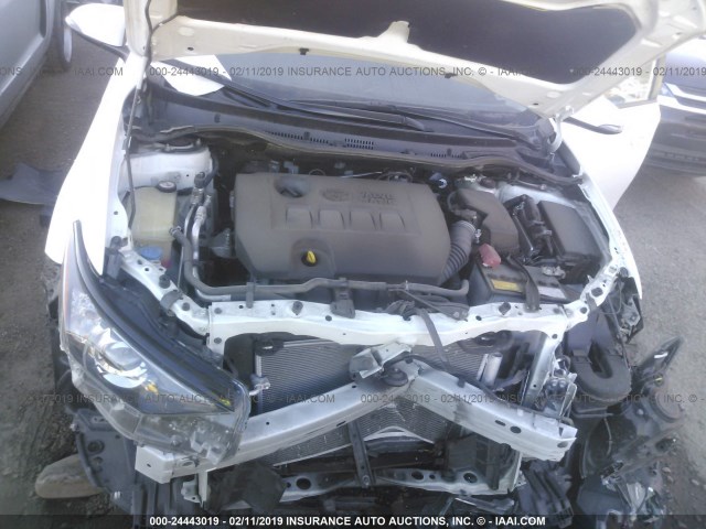 JTNKARJE8HJ529041 - 2017 TOYOTA COROLLA IM თეთრი ფოტო 10