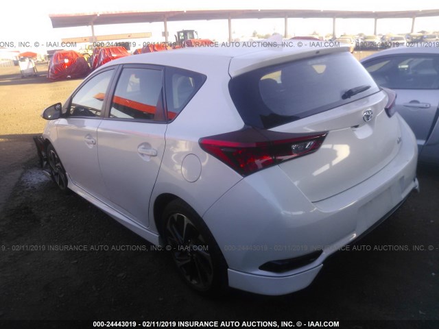 JTNKARJE8HJ529041 - 2017 TOYOTA COROLLA IM თეთრი ფოტო 3