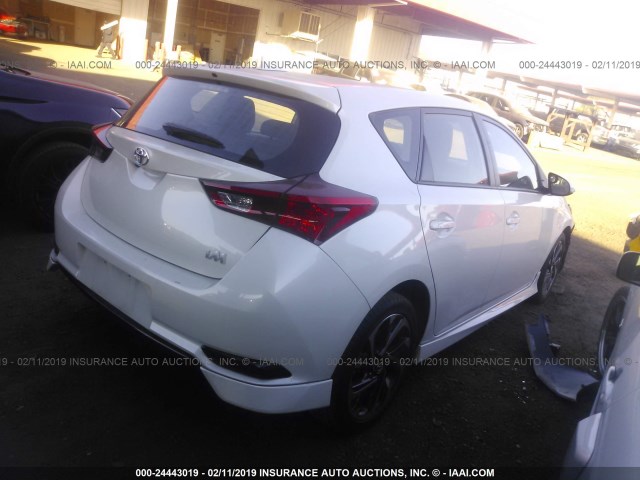 JTNKARJE8HJ529041 - 2017 TOYOTA COROLLA IM თეთრი ფოტო 4