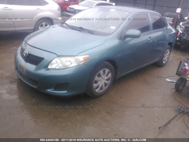 JTDBU4EE5A9105882 - 2010 TOYOTA COROLLA S/LE/XLE GREEN photo 2