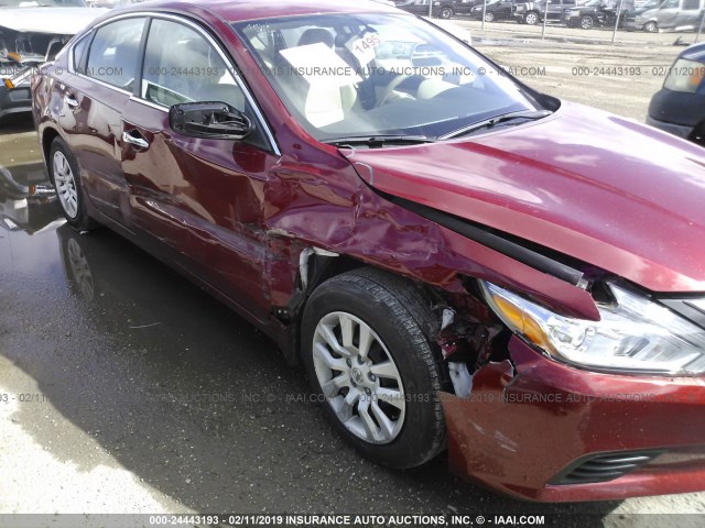 1N4AL3AP6HN313714 - 2017 NISSAN ALTIMA 2.5/S/SV/SL/SR RED photo 6