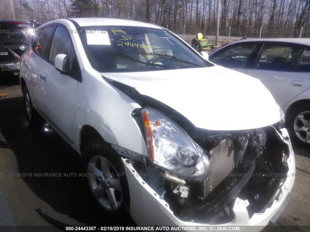 JN8AS5MV5DW654789 - 2013 NISSAN ROGUE S/SV WHITE photo 1