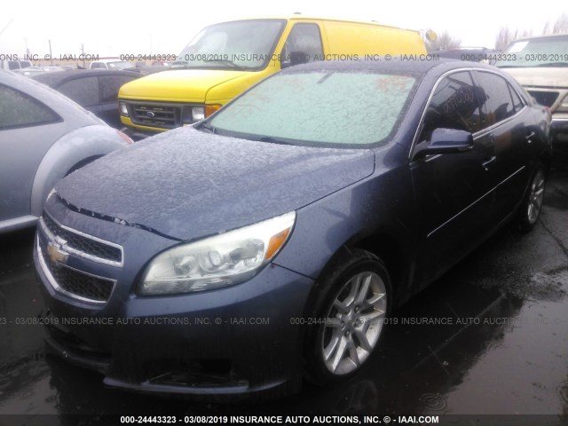 1G11C5SA5DF329304 - 2013 CHEVROLET MALIBU 1LT BLUE photo 2