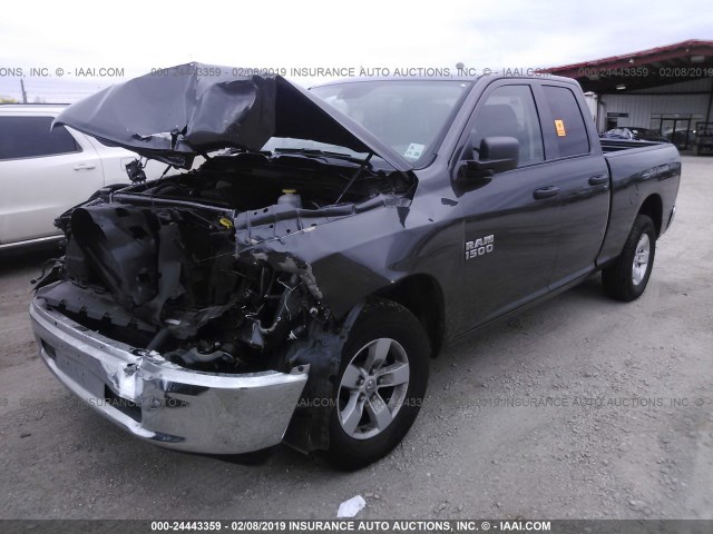 1C6RR6FG2JS210973 - 2018 RAM 1500 ST GRAY photo 2