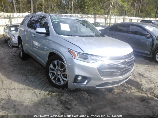 1GNERKKW0KJ114500 - 2019 CHEVROLET TRAVERSE PREMIER SILVER photo 1