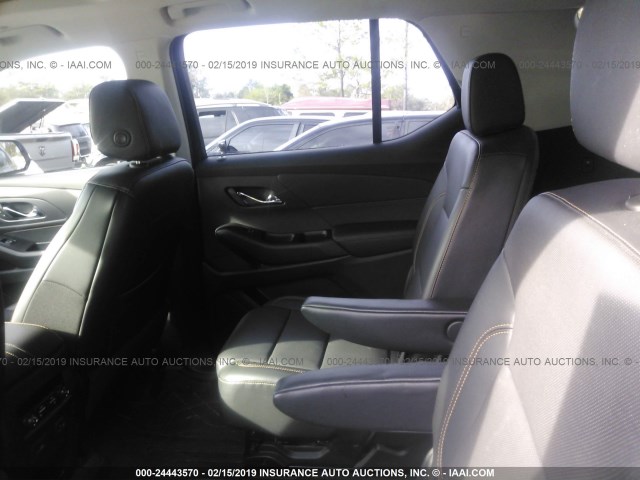 1GNERKKW0KJ114500 - 2019 CHEVROLET TRAVERSE PREMIER SILVER photo 8