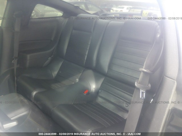 1ZVHT82H085196898 - 2008 FORD MUSTANG GT BLACK photo 8