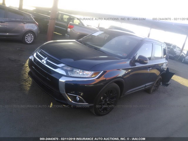 JA4AD3A32JZ021703 - 2018 MITSUBISHI OUTLANDER SE/SEL BLUE photo 2