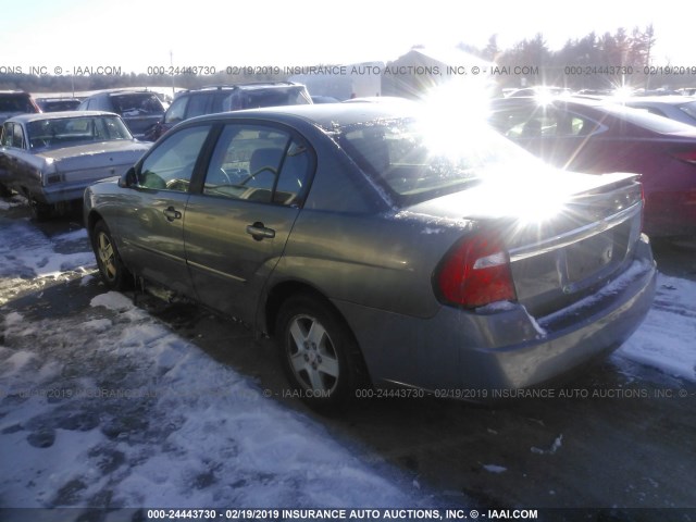 1G1ZT54875F311028 - 2005 CHEVROLET MALIBU LS Boz foto 3