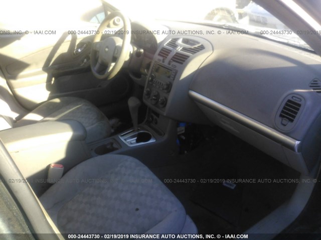 1G1ZT54875F311028 - 2005 CHEVROLET MALIBU LS Boz foto 5
