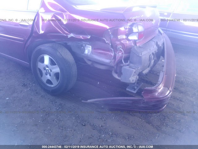 1G1NE52JX3M542190 - 2003 CHEVROLET MALIBU LS MAROON photo 6