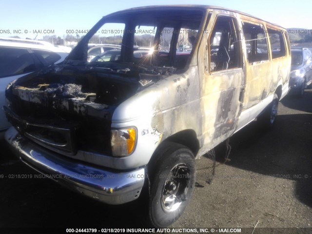 1FBSS31L9YHA77416 - 2000 FORD ECONOLINE E350 SUPER DUTY WAGON SILVER photo 6