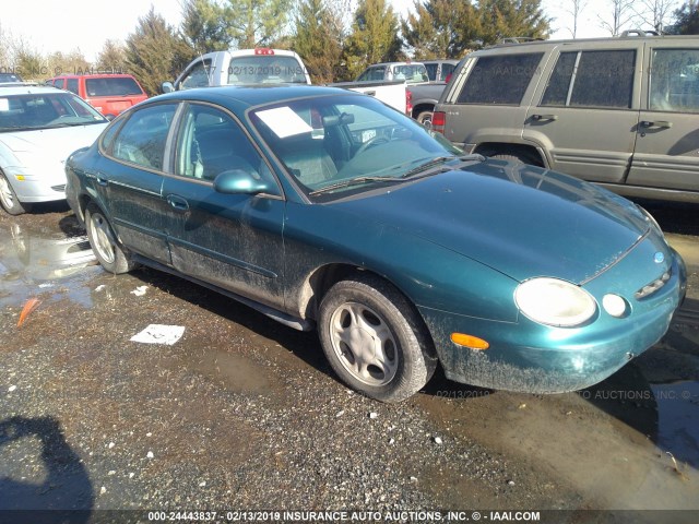 1FALP52U7TG143826 - 1996 FORD TAURUS GL GREEN photo 1