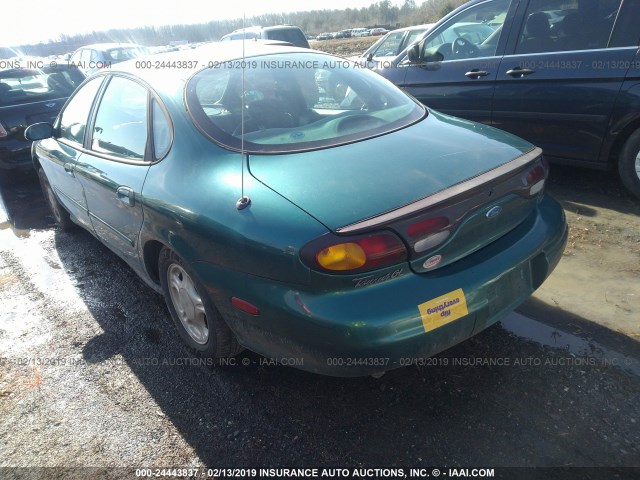 1FALP52U7TG143826 - 1996 FORD TAURUS GL GREEN photo 3