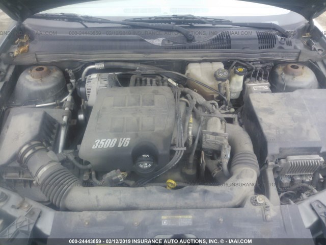 1G1ZS51816F126904 - 2006 CHEVROLET MALIBU LS GRAY photo 10