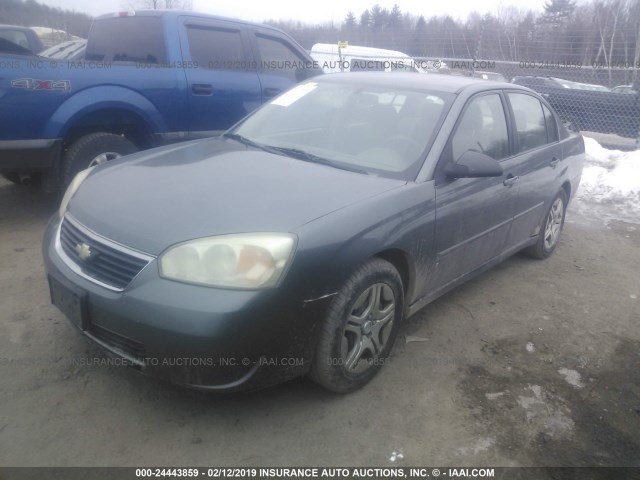 1G1ZS51816F126904 - 2006 CHEVROLET MALIBU LS GRAY photo 2