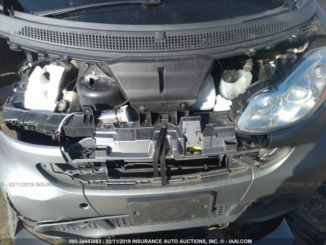 WMEEJ3BA7DK582510 - 2013 SMART FORTWO PURE/PASSION GRAY photo 10