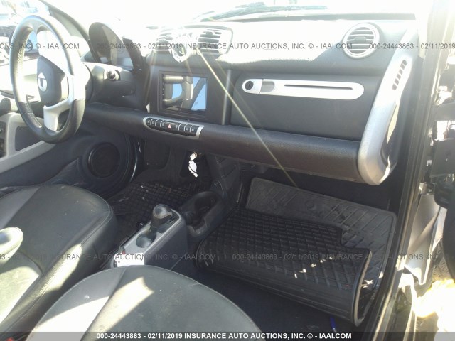 WMEEJ3BA7DK582510 - 2013 SMART FORTWO PURE/PASSION GRAY photo 5