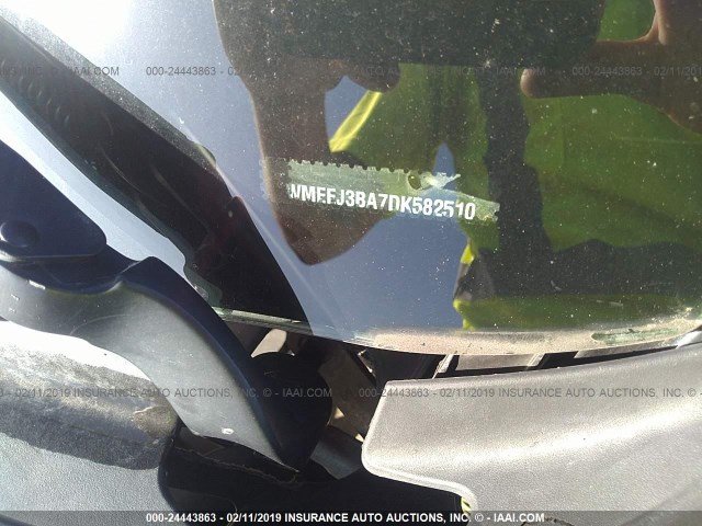 WMEEJ3BA7DK582510 - 2013 SMART FORTWO PURE/PASSION GRAY photo 9