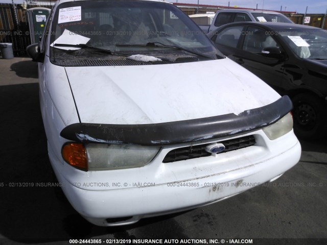 2FMZA5148WBC24865 - 1998 FORD WINDSTAR WAGON WHITE photo 6