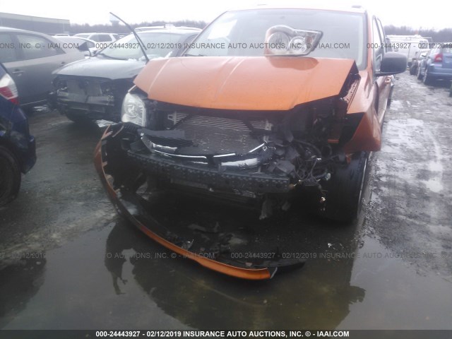 2D4RN4DG3BR750494 - 2011 DODGE GRAND CARAVAN EXPRESS ORANGE photo 6