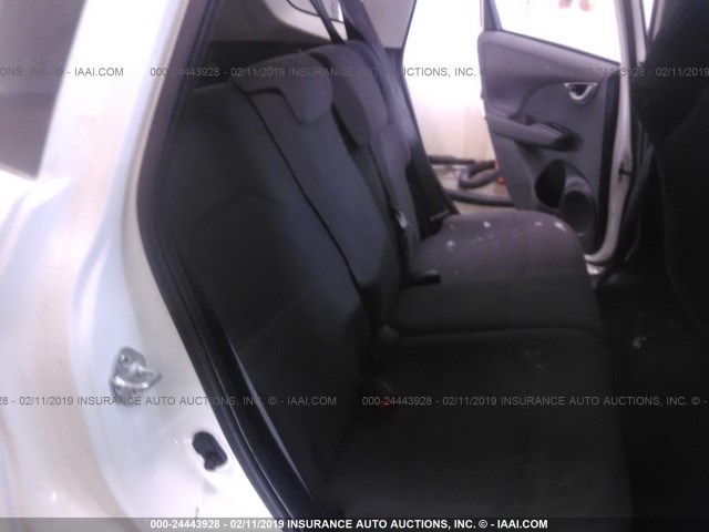 JHMGE8H33DC069166 - 2013 HONDA FIT WHITE photo 8