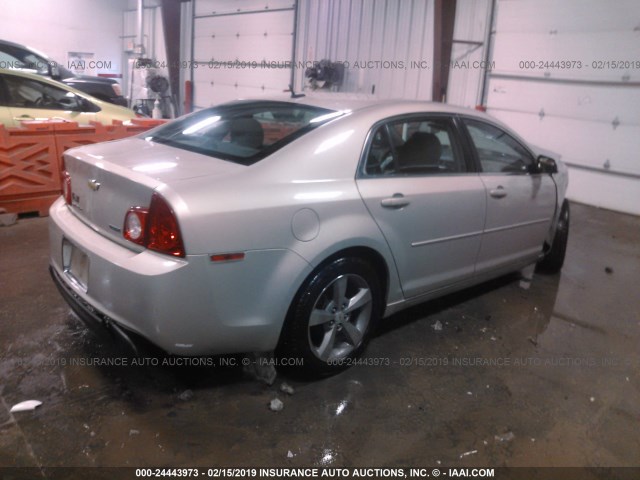 1G1ZC5EU8BF149336 - 2011 CHEVROLET MALIBU 1LT BROWN photo 4