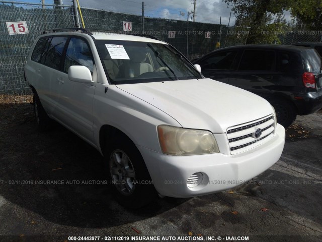 JTEGF21A620068298 - 2002 TOYOTA HIGHLANDER LIMITED WHITE photo 1