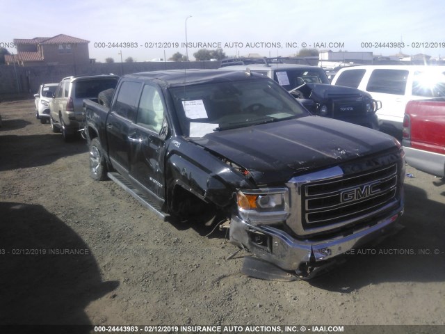 3GTU2VEC2FG107499 - 2015 GMC SIERRA K1500 SLT BLACK photo 1