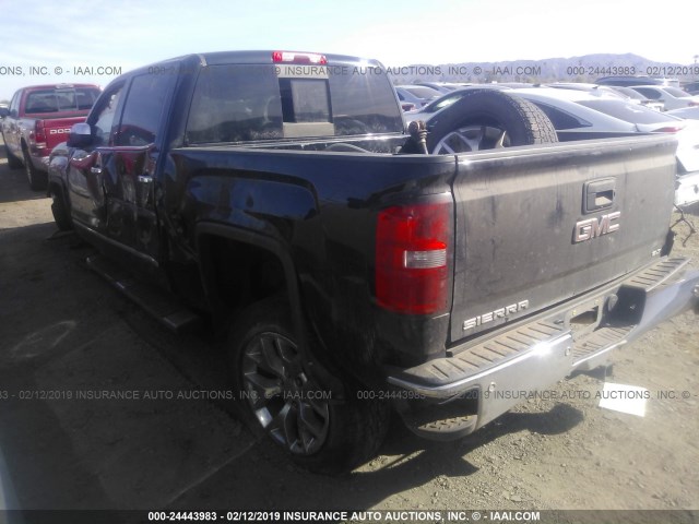 3GTU2VEC2FG107499 - 2015 GMC SIERRA K1500 SLT BLACK photo 3