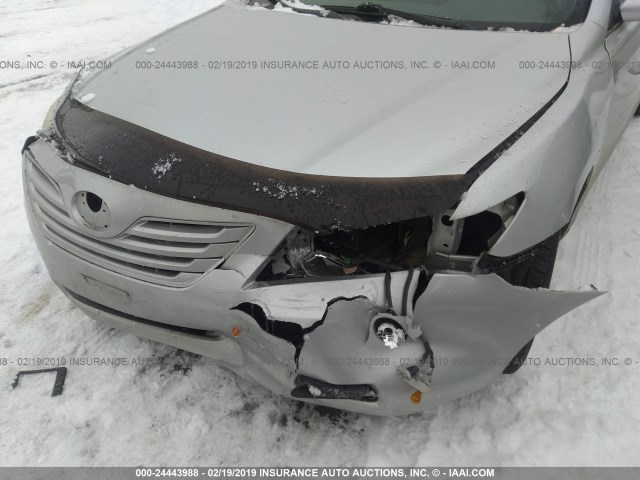 4T1BE46K88U222201 - 2008 TOYOTA CAMRY CE/LE/XLE/SE SILVER photo 6
