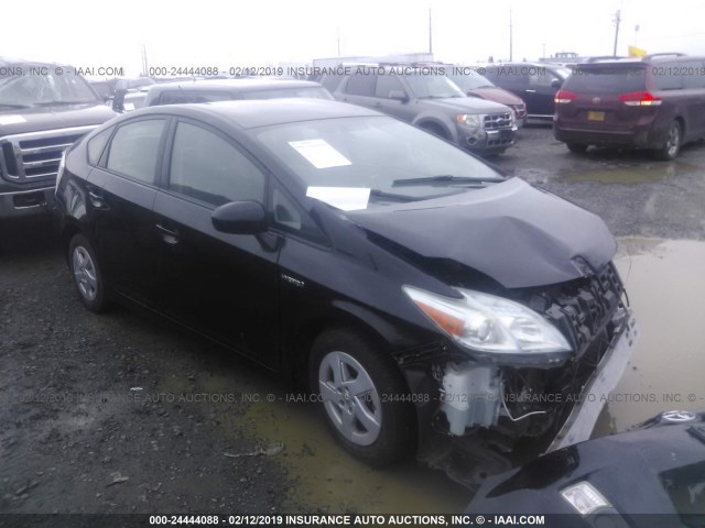 JTDKN3DU7B0281449 - 2011 TOYOTA PRIUS 黑色 照片 1