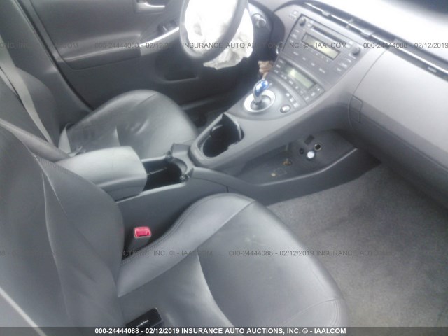 JTDKN3DU7B0281449 - 2011 TOYOTA PRIUS 黑色 照片 5