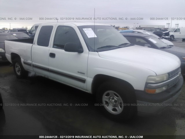 2GCEC19X621242026 - 2002 CHEVROLET SILVERADO C1500 WHITE photo 1