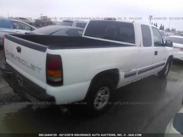 2GCEC19X621242026 - 2002 CHEVROLET SILVERADO C1500 WHITE photo 4