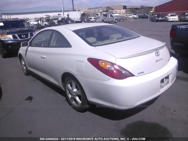 4T1CA30P54U007397 - 2004 TOYOTA CAMRY SOLARA SE/SLE WHITE photo 3