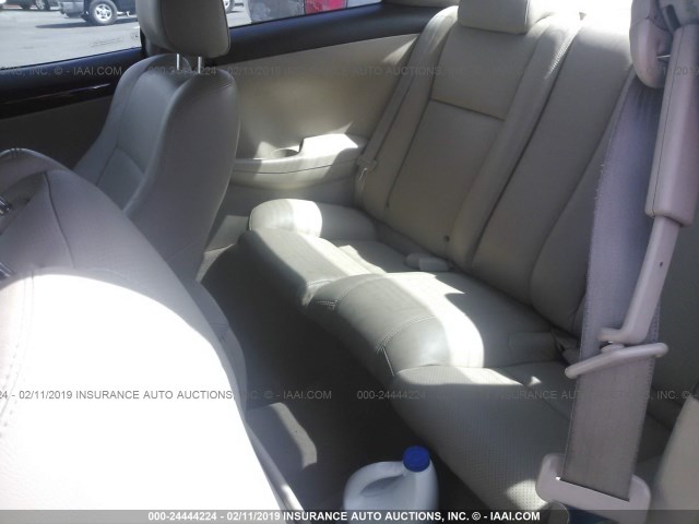 4T1CA30P54U007397 - 2004 TOYOTA CAMRY SOLARA SE/SLE WHITE photo 8