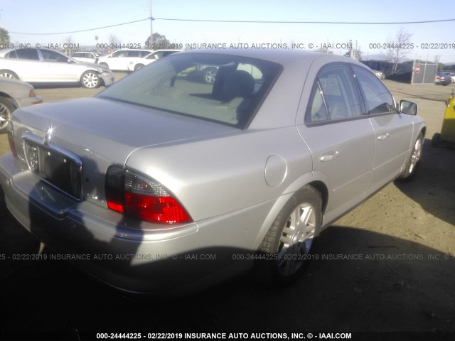 1LNHM87A44Y614993 - 2004 LINCOLN LS SILVER photo 4