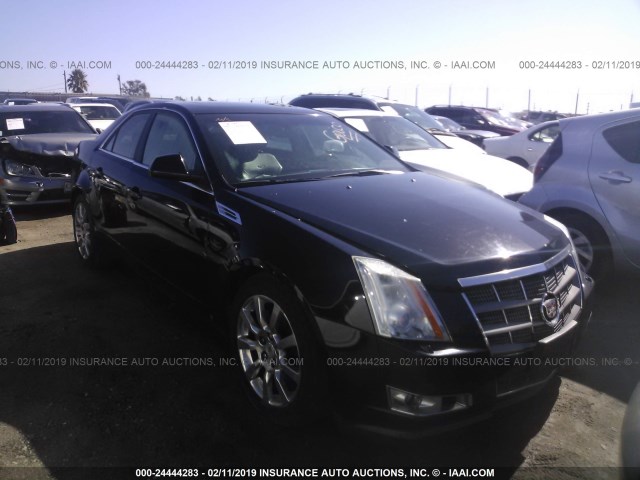 1G6DV57V590103397 - 2009 CADILLAC CTS HI FEATURE V6 BLACK photo 1