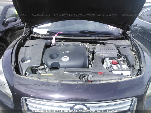 1N4AA5AP3EC458234 - 2014 NISSAN MAXIMA S/SV PURPLE photo 10