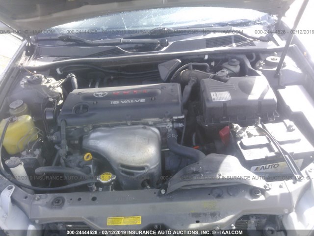 JTDBE32K830191603 - 2003 TOYOTA CAMRY LE/XLE Сұр фото 10