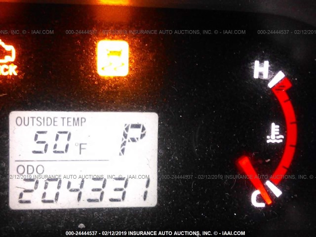 2T1KU4EE8AC336785 - 2010 TOYOTA COROLLA MATRIX  BLACK photo 7