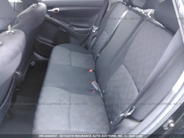 2T1KU4EE8AC336785 - 2010 TOYOTA COROLLA MATRIX  BLACK photo 8