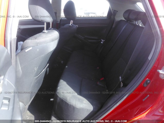 2T1KU4EE6AC402735 - 2010 TOYOTA COROLLA MATRIX  RED photo 8