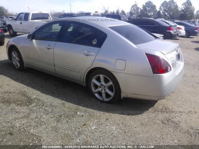 1N4BA41E65C836057 - 2005 NISSAN MAXIMA SE/SL SILVER photo 3